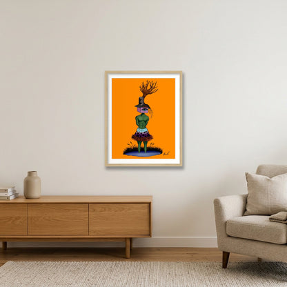 Half Way Home — 40×50cm, 16×20" Oak Frame