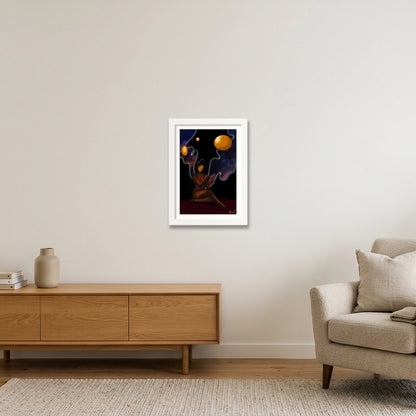 Bride of Ogun — A4 (21×30cm, 8×12") White Frame